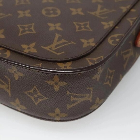 LOUIS VUITTON Monogram Saint Cloud GM Shoulder Bag M51242 LV Auth 139315 - Picture 5 of 16